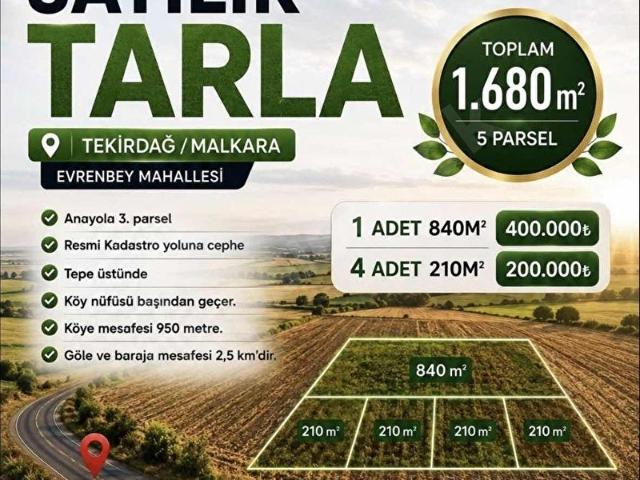 Malkara, Tekirdağ içerisinde satılık mülk