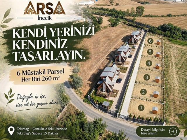 İnecik, Süleymanpaşa içerisinde satılık Arsa
