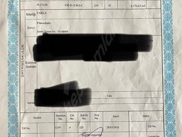 Bozyazi, Mersin içerisinde satılık Arsa
