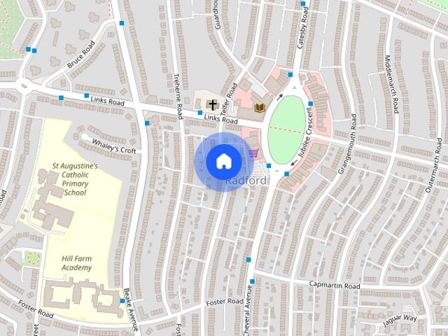 House for rent in Radford, West Midlands