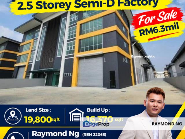Warehouse for sale in Jenjarom, Selangor