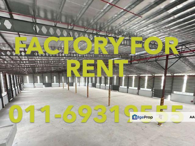 Warehouse for rent in Selangor