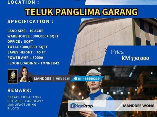 Warehouse for rent in Selangor