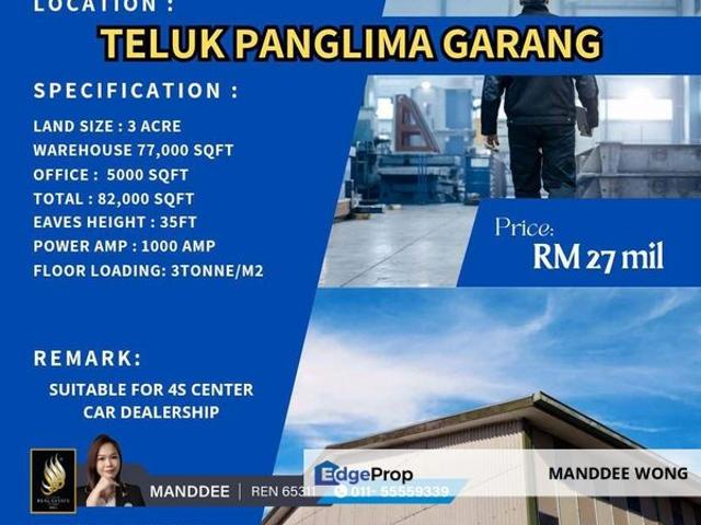 Warehouse for sale in Selangor