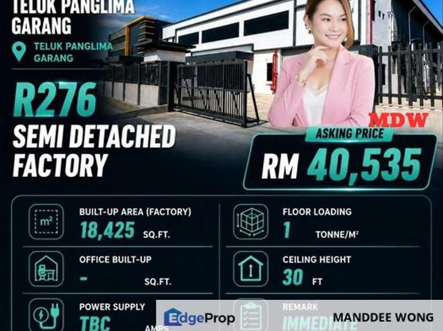 Warehouse for rent in Selangor