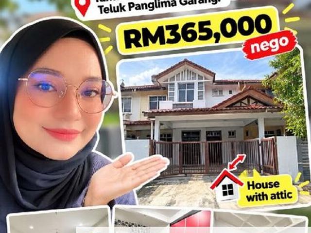 House for sale in Taman Aman, Teluk Panglima Garang