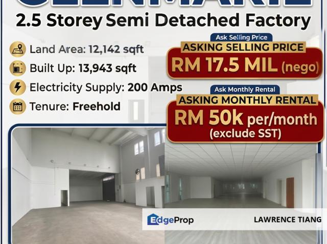 Warehouse for sale in Petaling, Alam Impian