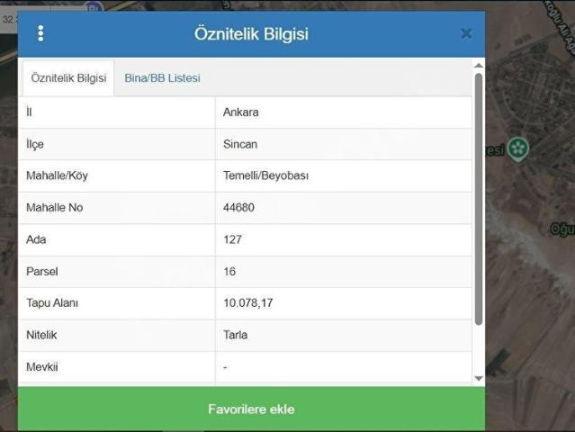 Sincan, Ankara içerisinde satılık Arsa