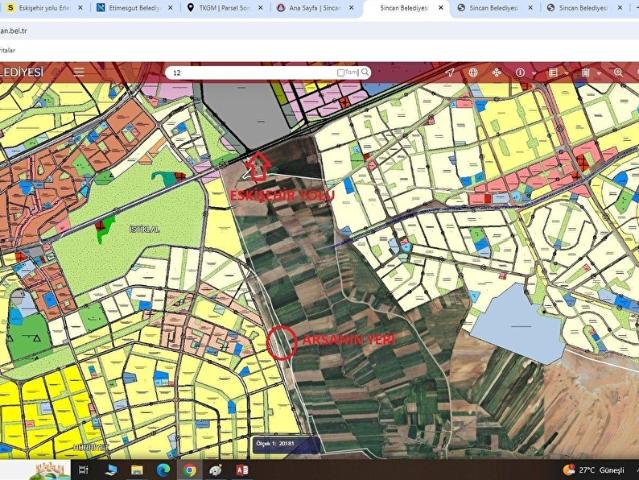 Sincan, Ankara içerisinde satılık Arsa