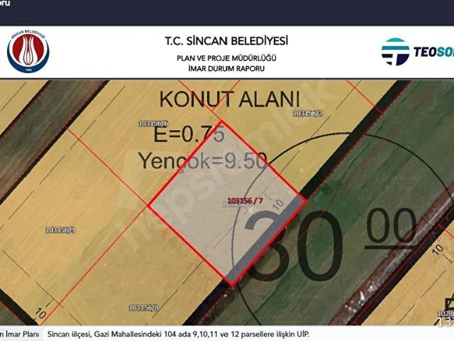 Sincan, Ankara içerisinde satılık Arsa