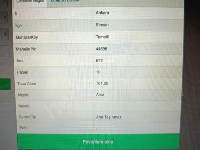 Ankara, Çankaya içerisinde satılık Arsa