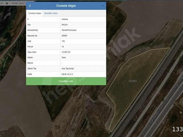 Sincan, Ankara içerisinde satılık Arsa
