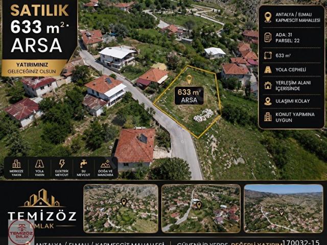 Elmali, Antalya içerisinde satılık Arsa