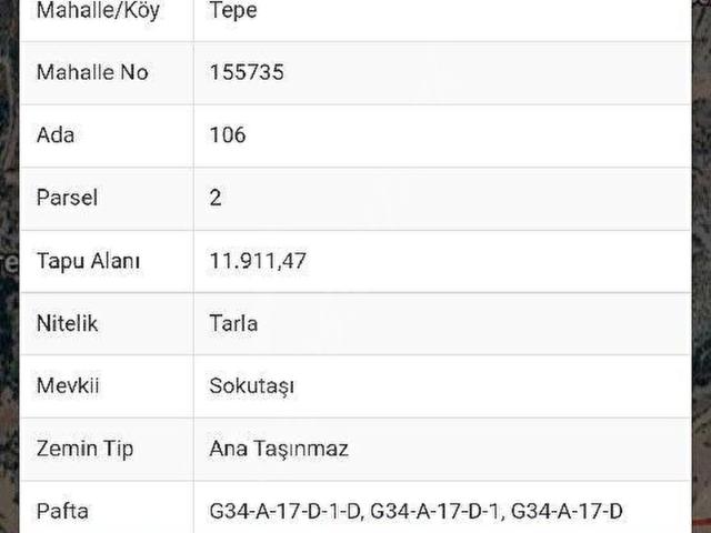 Hamamözü, Amasya içerisinde satılık Arsa