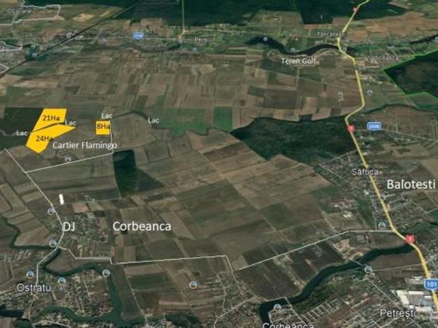 Teren vânzări în Corbeanca