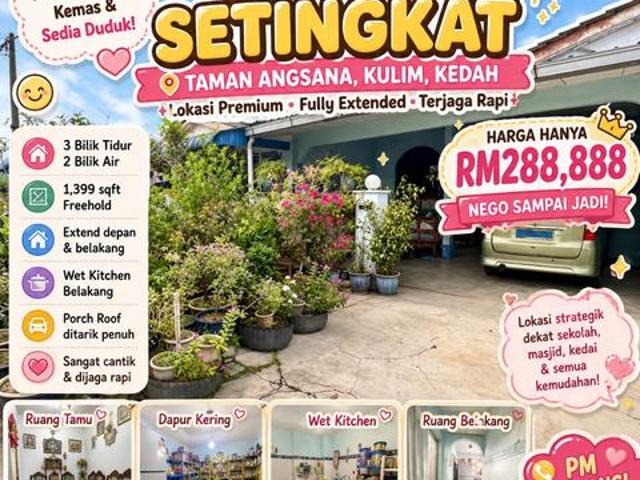 Terraced House for sale in Kulim, Kedah