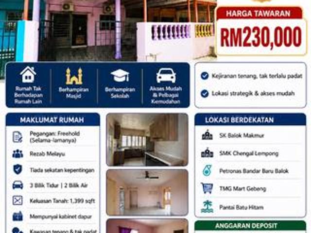 Terraced House for sale in Balok, Pahang