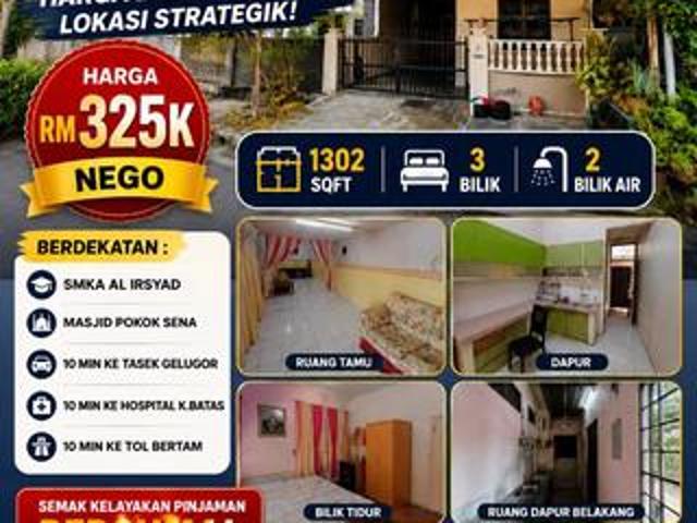 Terraced House for sale in Wellesley, Penang