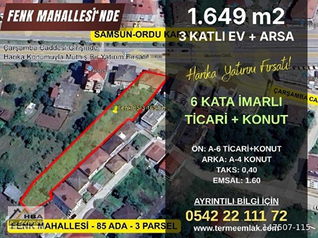 Terme, Samsun içerisinde satılık Dükkan