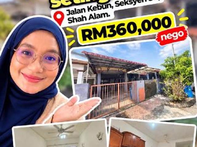 Terraced House for sale in Shah Alam, Petaling