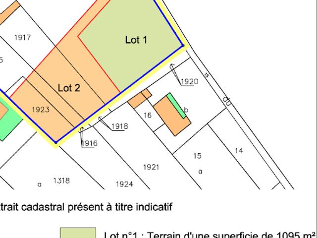 Terrain vente à Blaye, Cartelègue