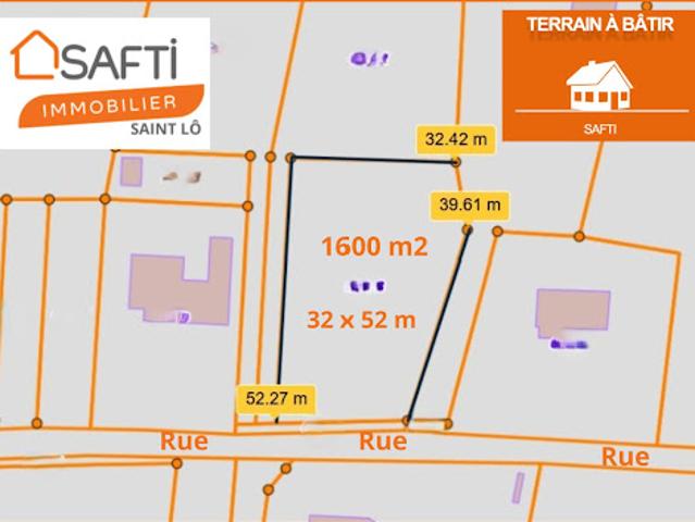 Terrain vente à Saint-Lô, Le Mesnil-rouxelin