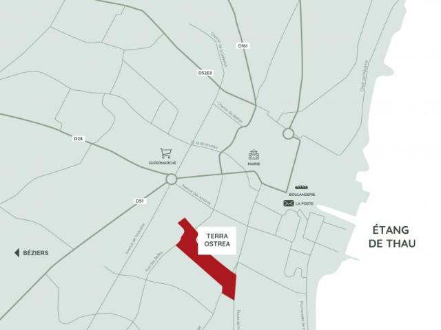 Terrain vente à Montpellier, Marseillan