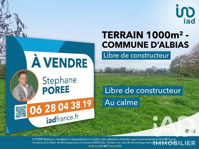 Terrain vente à Gourdis, Albias