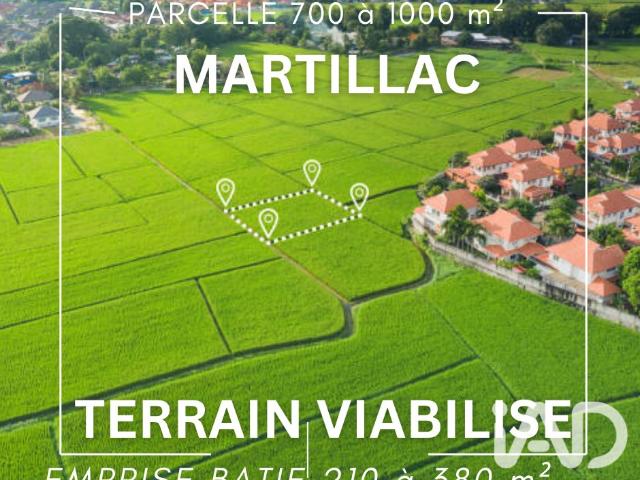 Terrain vente à Bordeaux, Martillac