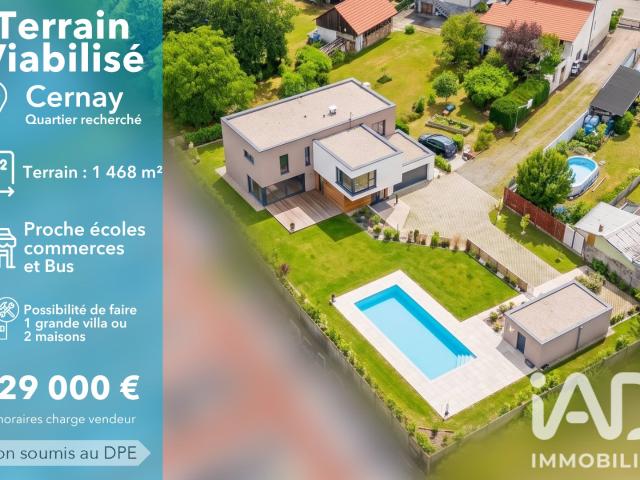 Terrain vente à Cernay, Collectivité européenne d'Alsace