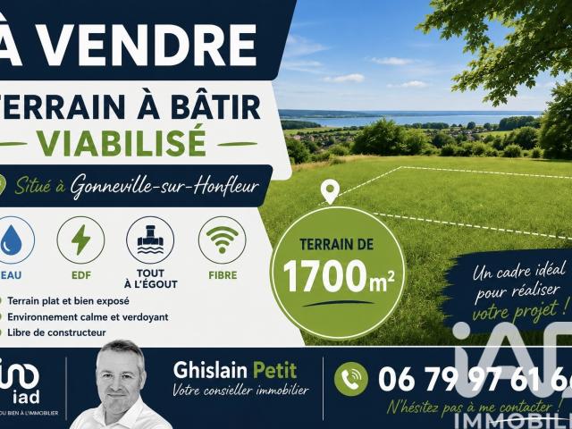 Terrain vente à Lisieux, Gonneville-sur-honfleur
