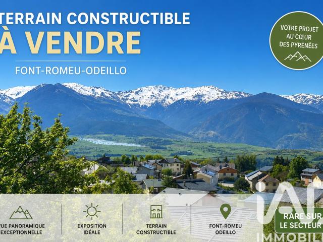 Terrain vente à Prades, Font-romeu-odeillo-via