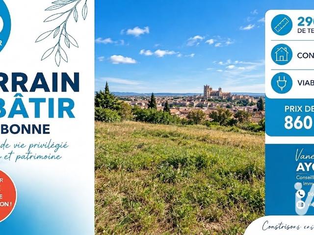 Terrain vente à Plaisance, Narbonne