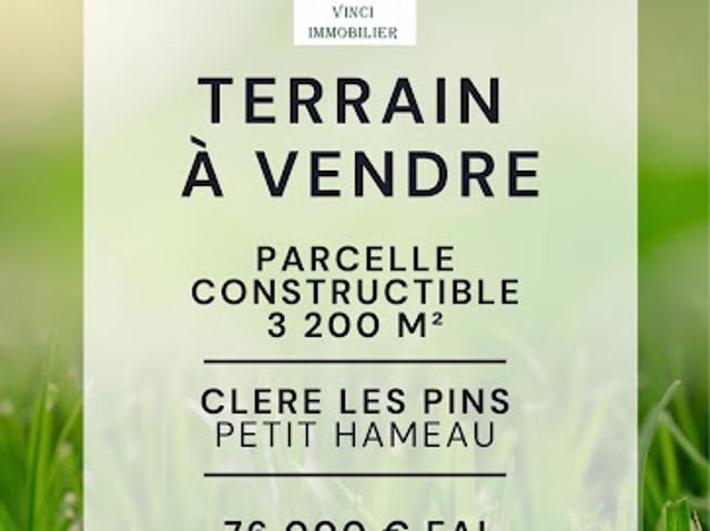 Terrain vente à Chinon, Cléré-les-pins
