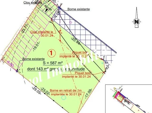 Terrain vente à Toulouse, Cornebarrieu