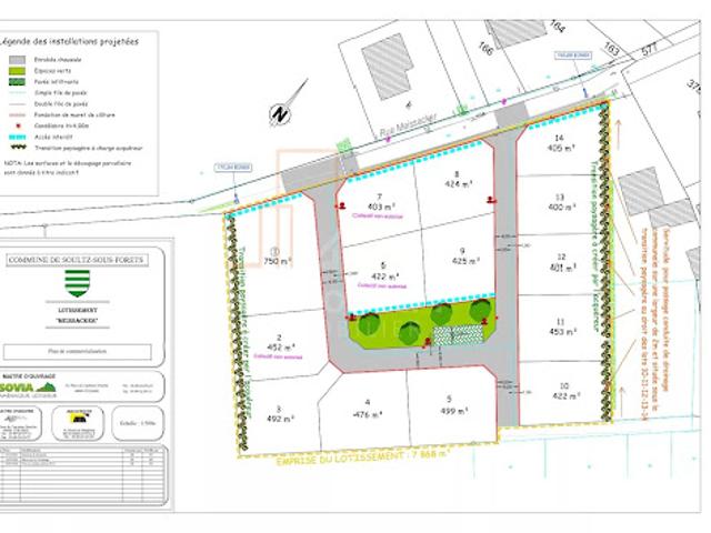 Terrain vente à Haguenau-Wissembourg, Soultz-sous-forêts