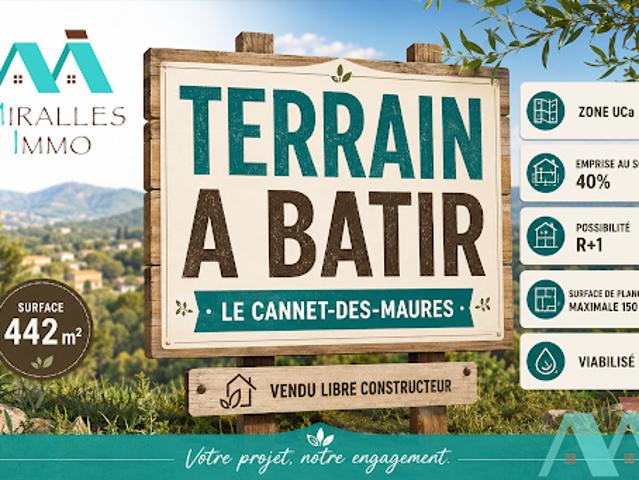 Terrain vente à Brignoles, Le Cannet-des-maures