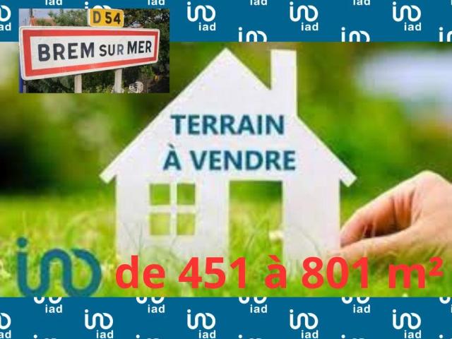 Terrain vente à Les Sables-d'Olonne, Brem-sur-mer