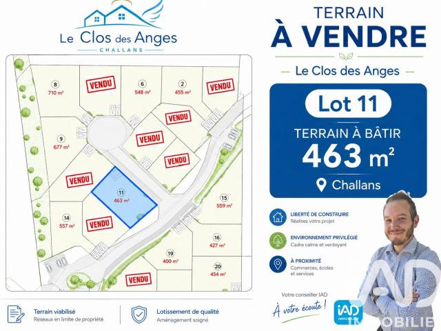 Terrain vente à Les Sables-d'Olonne, Challans