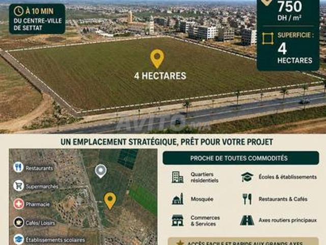 Propriété vente à Settat, Gharb-Chrarda-Beni Hssen