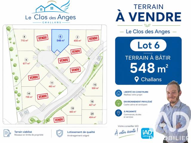Terrain vente à Les Sables-d'Olonne, Challans