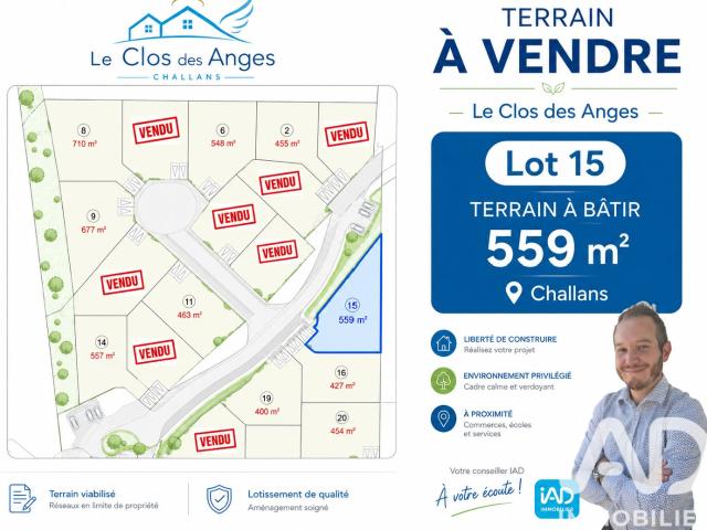 Terrain vente à Les Sables-d'Olonne, Challans