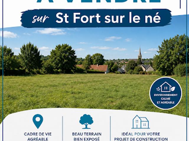 Terrain vente à Cognac, Saint-fort-sur-le-né