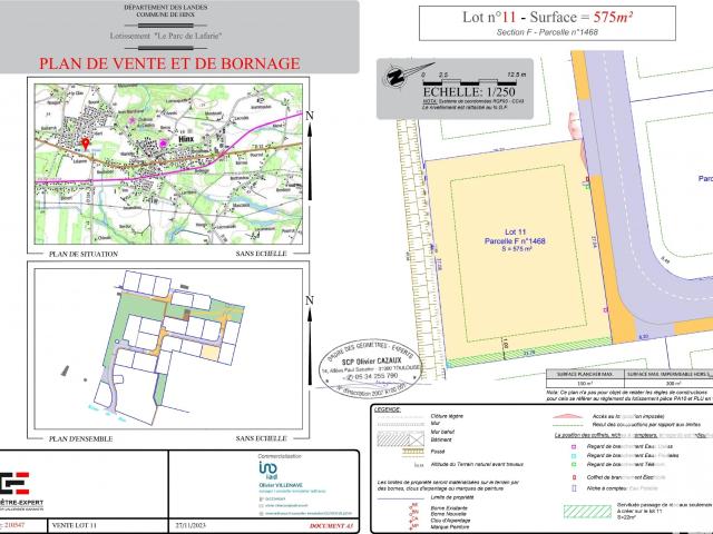 Terrain vente à France métropolitaine, Hinx