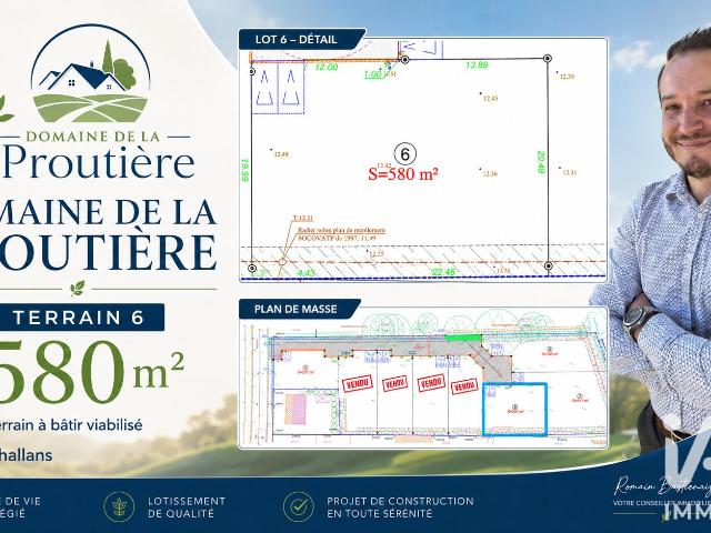 Terrain vente à Les Sables-d'Olonne, Challans