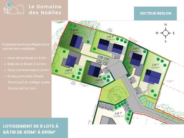 Terrain vente à Saint-Nazaire, La Baule-escoublac