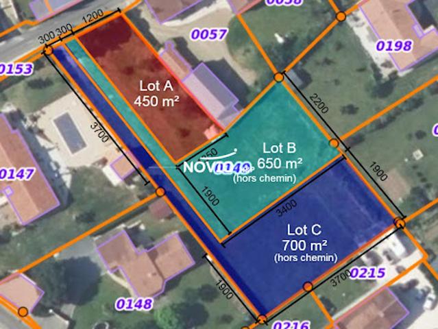 Terrain vente à Châtellerault, Naintré