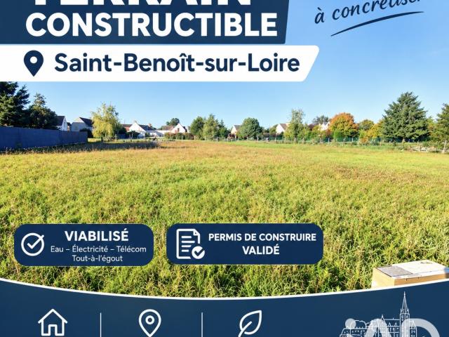 Terrain vente à Le Port, Saint-Benoît-sur-Loire