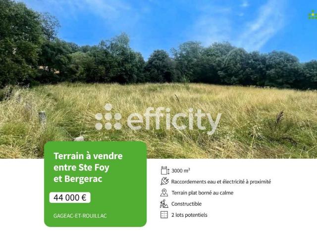 Terrain vente à Bergerac, Gageac-et-rouillac