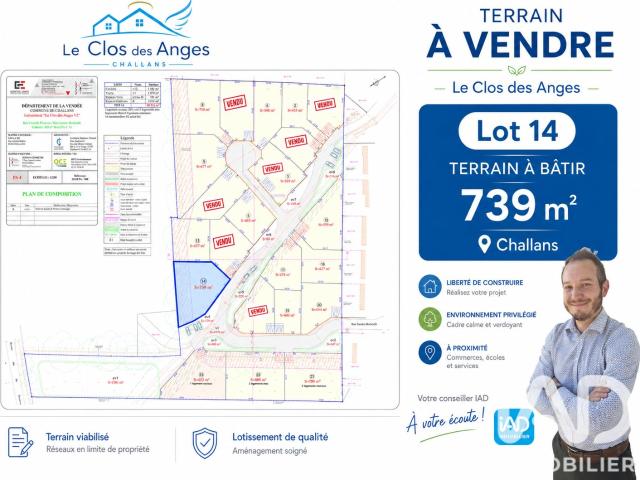 Terrain vente à Les Sables-d'Olonne, Challans
